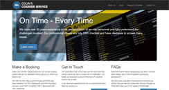 Desktop Screenshot of colinscourierservice.com